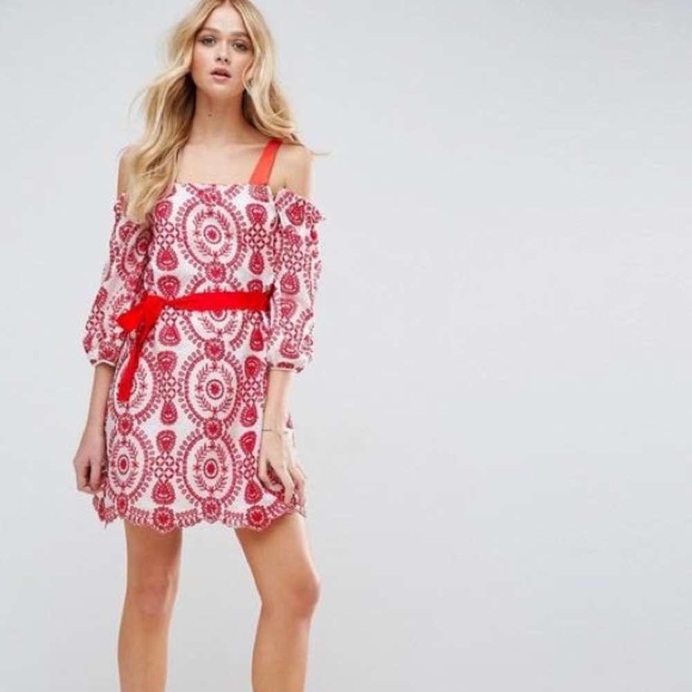 ASOS Embroidered Dress